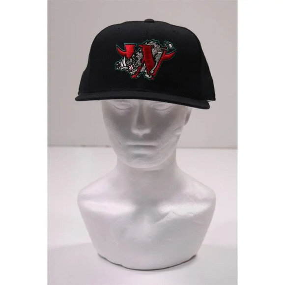 Winston Salem Warthogs Vintage New Era 5950 Wool Minor Baseball Hat Fitted 7 1/2 - Picture 1 of 5
